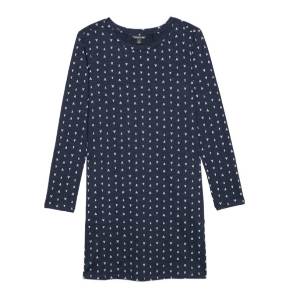Toad&Co Dresses & Skirts - Toad & Co Windermere Long Sleeve Dress Geometric Tencel Cotton Blend Small